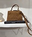 The Suede Bag Grace Camel