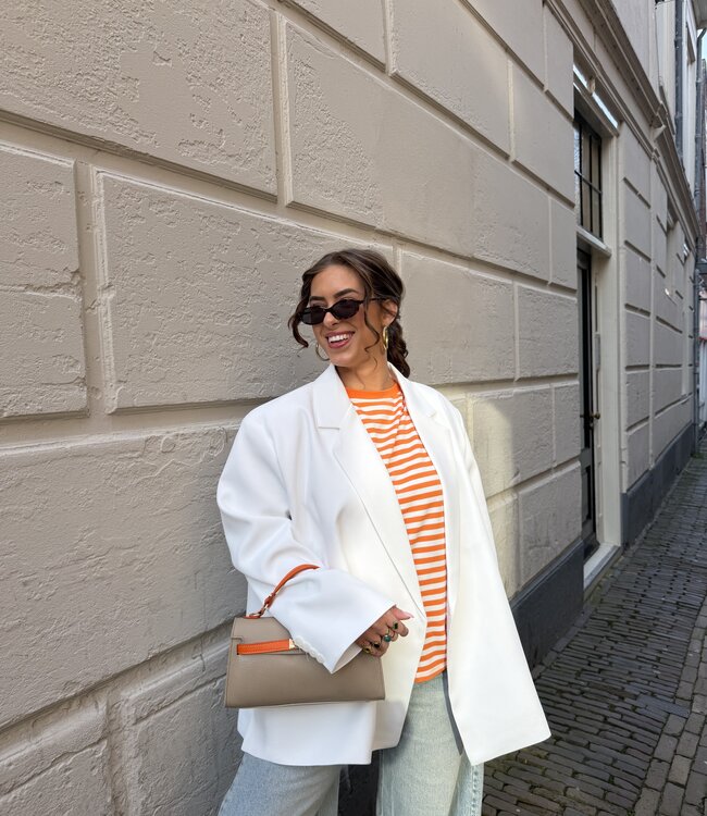 Ambika Oversized Blazer White