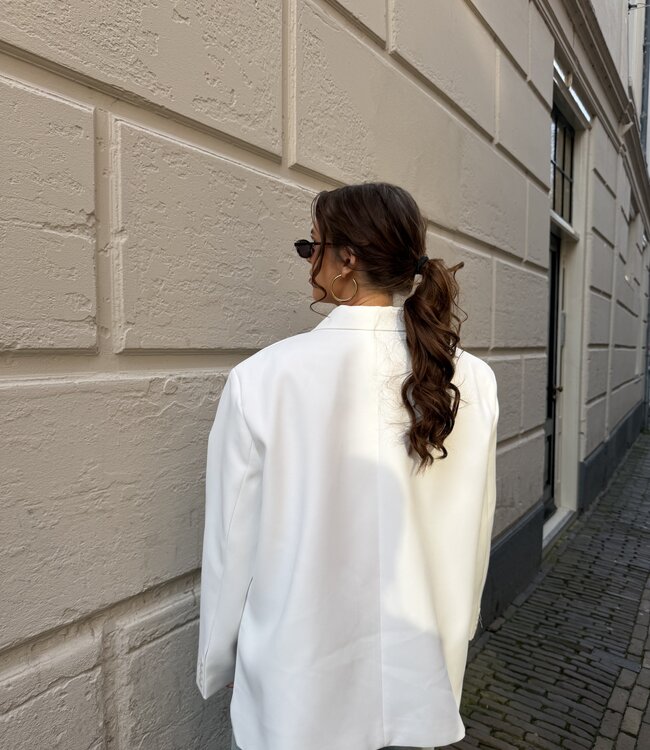 Ambika Oversized Blazer White
