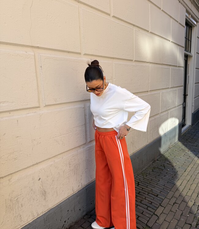 The Striped Jogger Orange