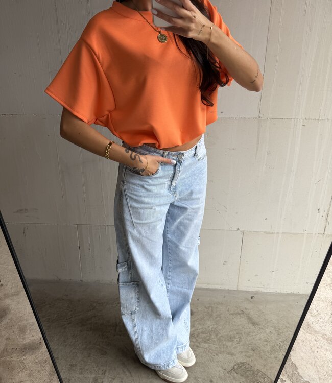 The Elin Top Orange
