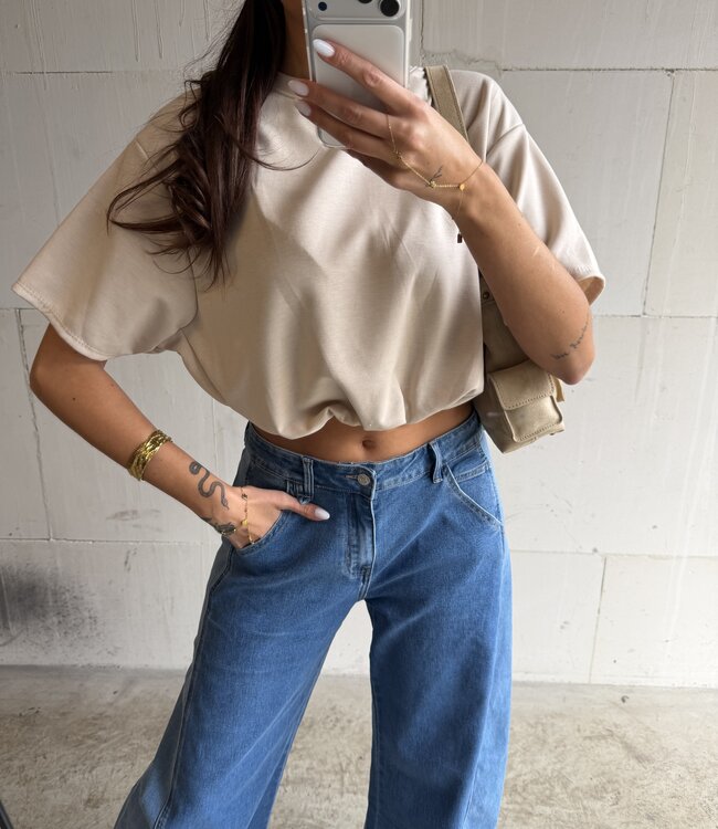 The Elin Top Beige