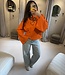 The Oversized Avery Tee Orange