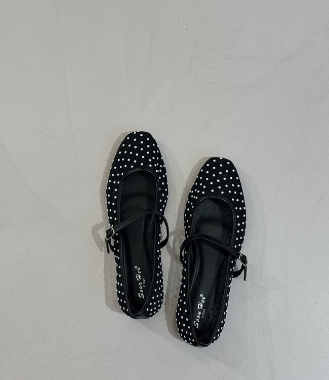 Lola Dot Ballerina Black