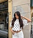 The Elin Top Dotted White