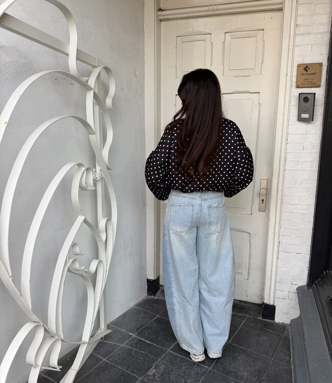 The Dotted Amy Jacket Black