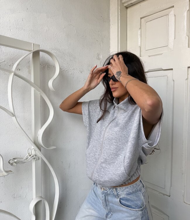 PRE- ORDER The Grey Zip Up Vest