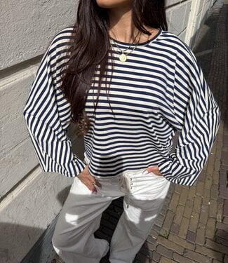 The Striped Vlinder Shirt Navy