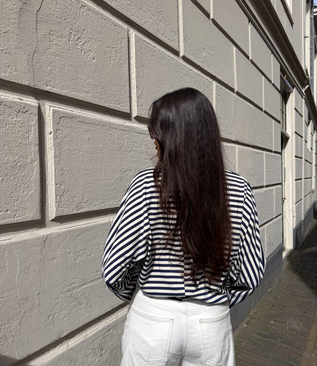 The Striped Vlinder Shirt Navy