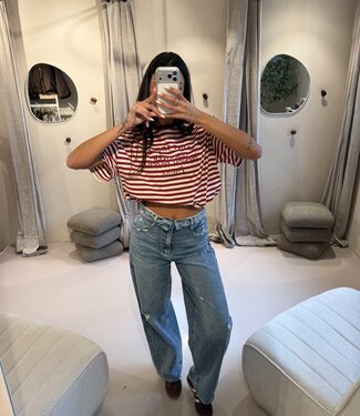 The Dark Denim Jeans Ripped Dakota