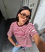 The Striped Saint Tropez T-shirt Red