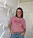 The Striped Saint Tropez T-shirt Red