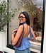 The Amelia Halter Top Check Blue