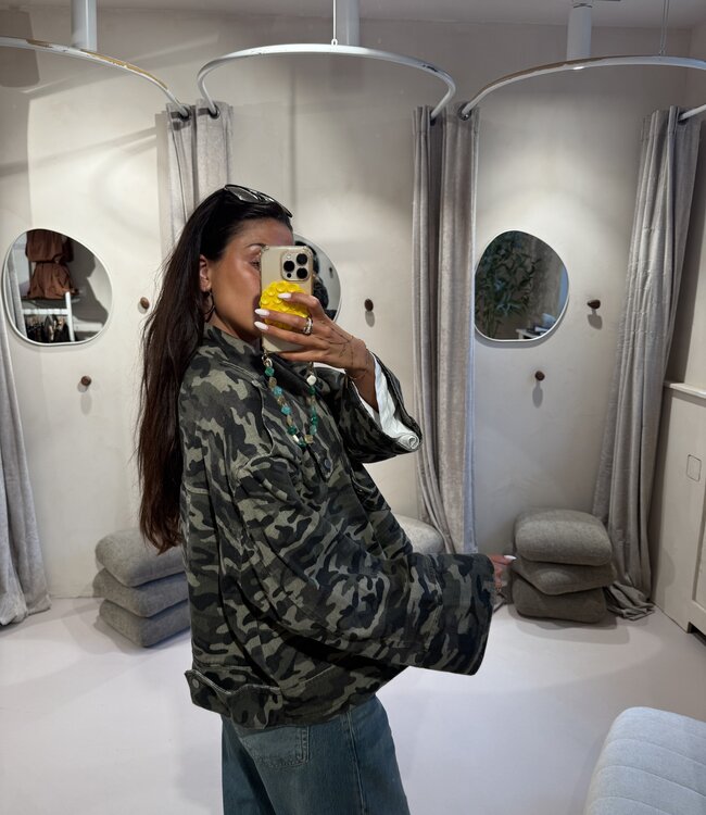 The Camouflage Oversized Jacket Do