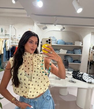 The Dotted Blouse Lizzy Yellow