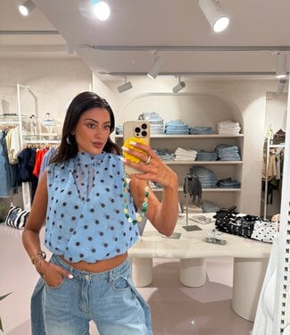 The Dotted Blouse Lizzy Blue