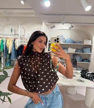 The Dotted Blouse Lizzy Brown