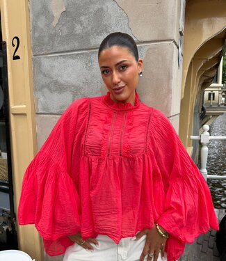 The Rosie Blouse Red