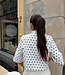 The Audrey Dotted Blazer Top