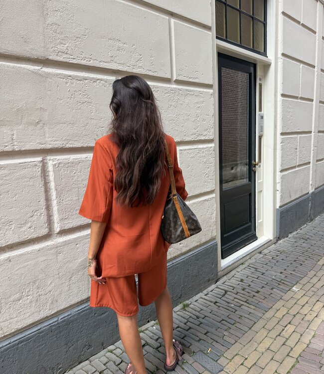 The Julie Set Terracotta