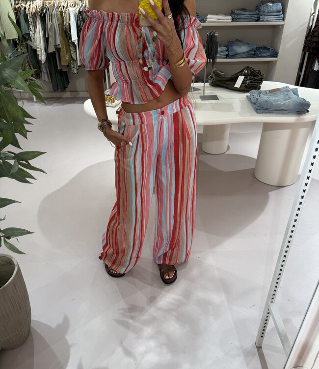 The Sorbet Striped Set