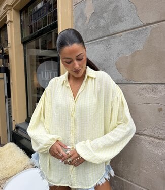 The Cute Puffy Yellow Blouse