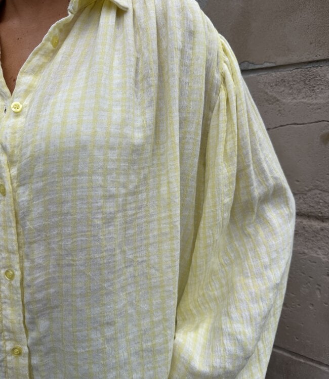 The Cute Puffy Yellow Blouse