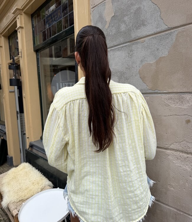 The Cute Puffy Yellow Blouse