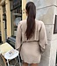 The Harper Wrap Dress Beige