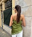 The Mila Lace Top  Green
