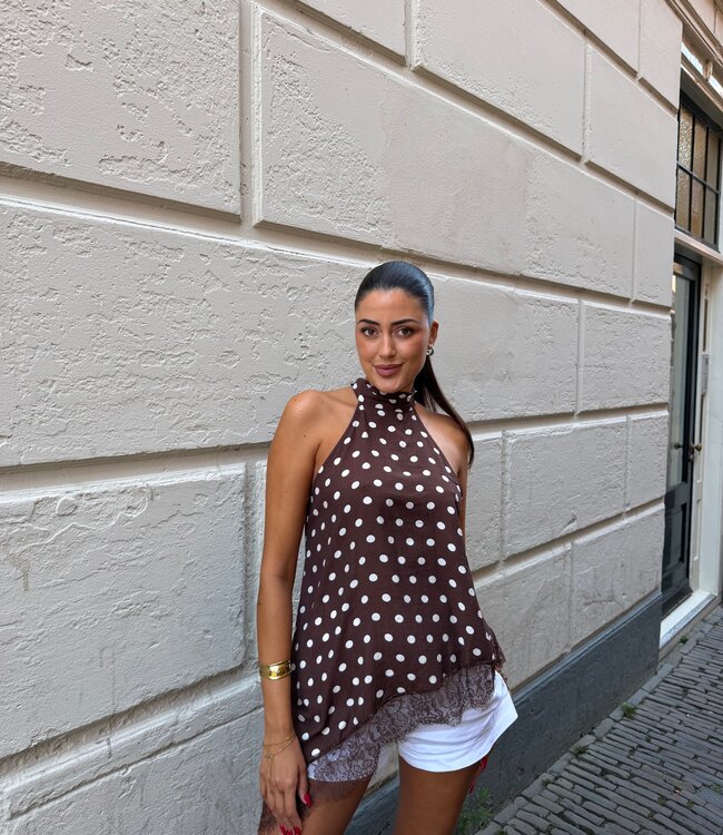The Olivia Top Brown