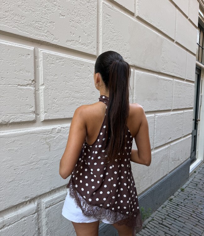 The Olivia Top Brown