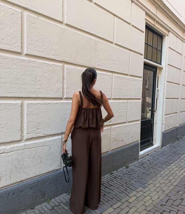 The Positano Set Chocolate Brown