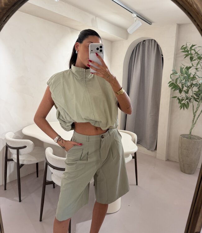 The Ambika Gilet Luisa Light Green