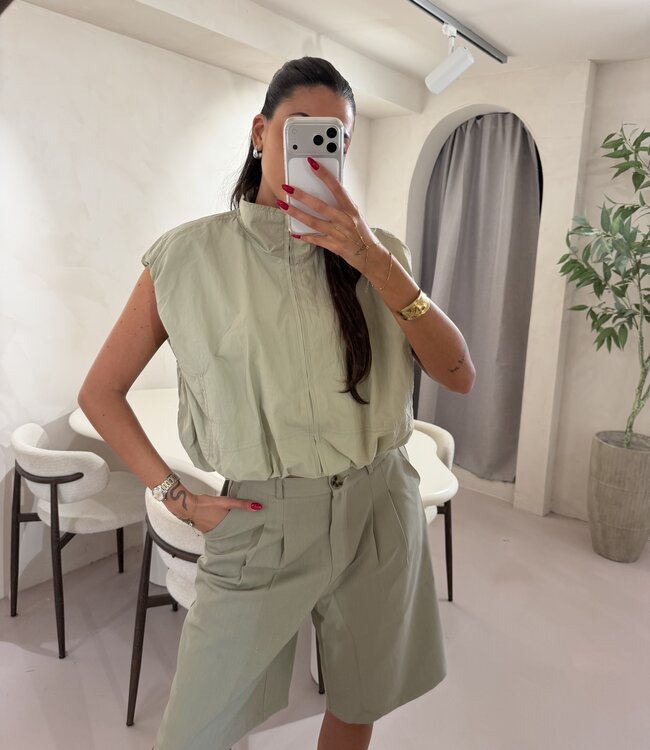 The Ambika Gilet Luisa Light Green