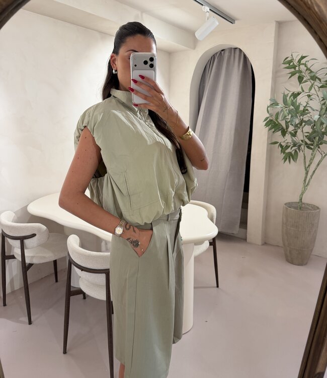 The Ambika Gilet Luisa Light Green