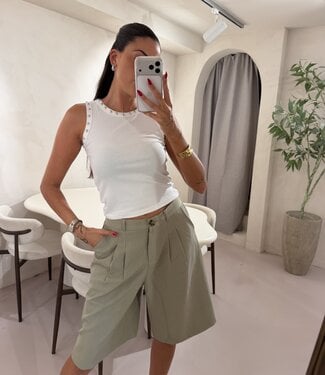 The Tank Top Studs Lizzy White