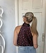 The Satin Balloon Top Bordeaux
