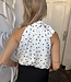 The Satin Balloon Top White