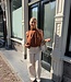 The Satin Balloon Top Brown