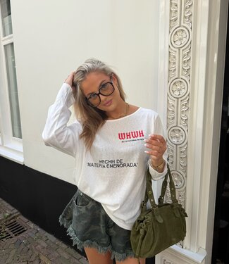 The White Oversized Jade Tee