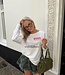 The White Oversized Jade Tee