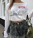 The White Oversized Jade Tee