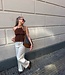 The Kate Beige Balloon Jeans