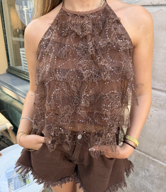 The Open Back Top Sparkle