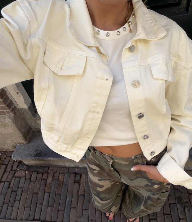 The Jeans Jacket Creme