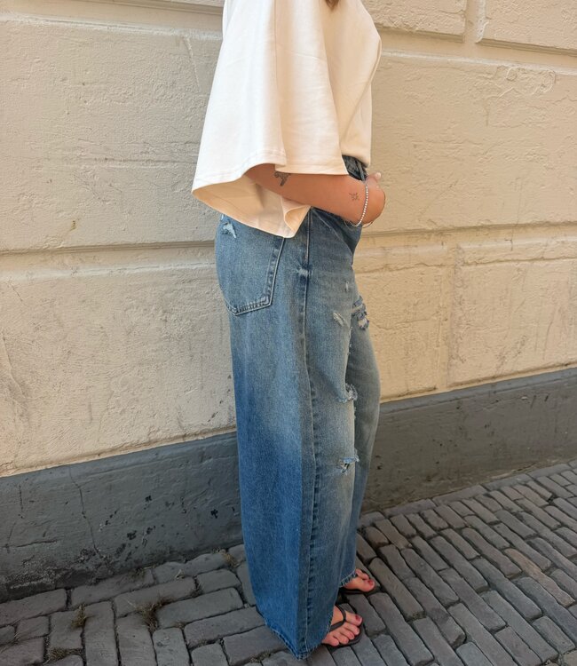 The Balloon Omslag Jeans Dark Denim