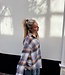 The Check Glitter Blouse Jacky