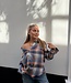 The Check Glitter Blouse Jacky