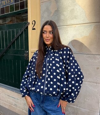 The Dotted Jacket Blue